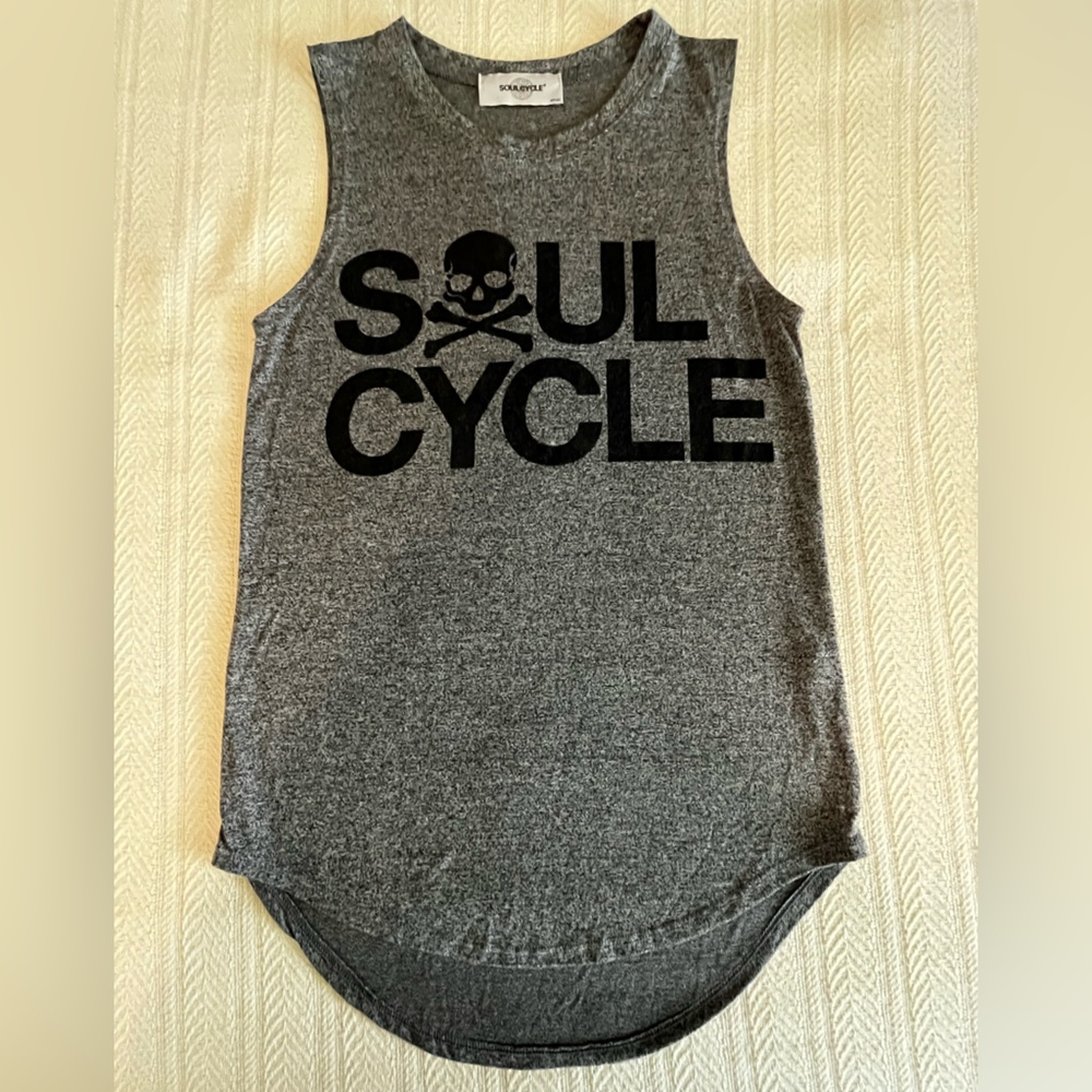 SoulCycle Heather Gray Sleeveless Top